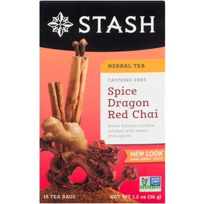 Stash Tisane Chai Rouge Dragon épicé 18 Sachets 36 g