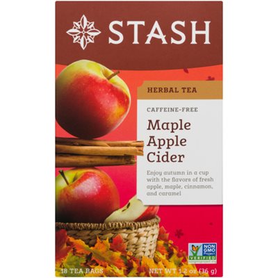 Stash Tisane Sans Caféine Cidre de Pommes à l'érable 18 Sachets 36 g