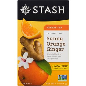 Stash Herbal Tea Sunny Orange Ginger 18 Tea Bags 36 g