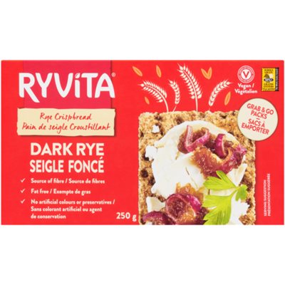 Ryvita Pain de Seigle Croustillant Seigle Foncé