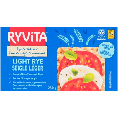 Ryvita Rye Crispbread Light Rye 250g