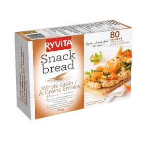 Ryvita Wholegrain Wholegrain Snackbread Light&Crispy 125g