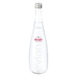 Evian glass bottle 750ml