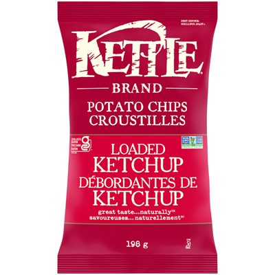 Kettle Chips Loaded Ketchup Potato Chips 198G