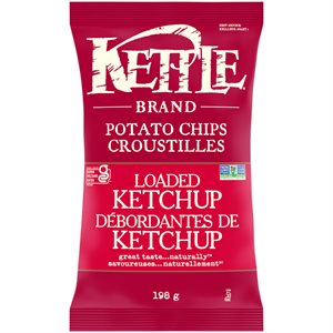 Kettle Chips Loaded Ketchup Potato Chips 198G