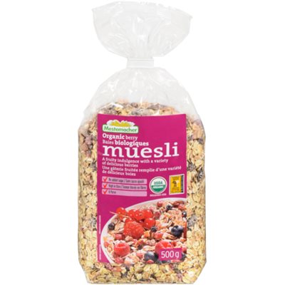 Mestemacher Muesli Baies Biologiques 500 g