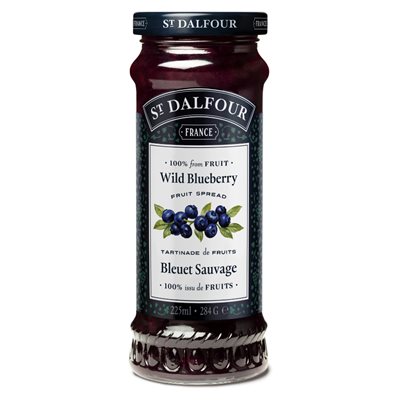 St. Dalfour Deluxe Spread Wild Blueberry 225 ml 