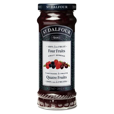 St. Dalfour Deluxe Spread Four Fruits 225 ml