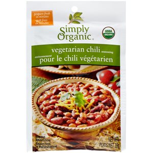 Simply Organic Vegetarian Chili Seasoning 28 g 