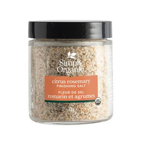 Simply Organic Organic Citrus Rosemary Finishing Salt 62g