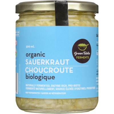 Green Table Ferments Choucroute Biologique 500 ml