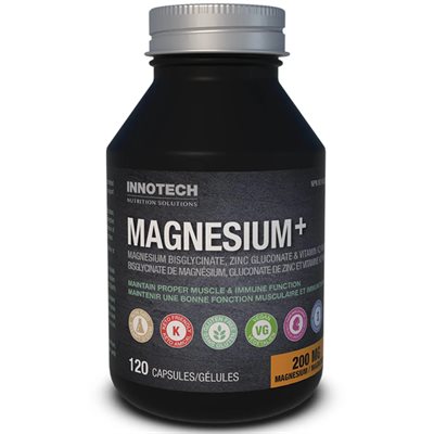 Innotech Magnésium Zinc & K2 120 Gélules
