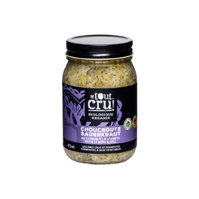 Organic Sauerkraut with Lemon and Dill 473ml