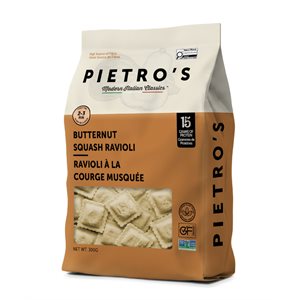Pietro's Ravioli Végétaliens À La Courge Musquée sg 300G
