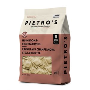 Pietro's Raviolis sans Gluten Aux Champignons Et Au Ricotti 300 G