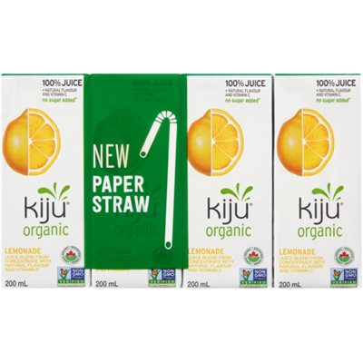 Kiju 100% Jus Limonade Biologique 4 x 200 ml