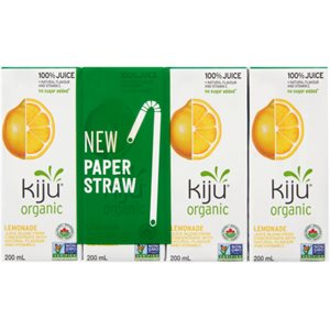 Kiju 100% Jus Limonade Biologique 4 x 200 ml