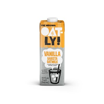 Oatly Oat Drink Barista Vanilla 946ml