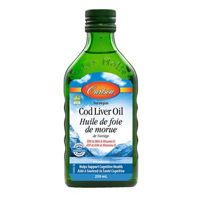 Carlson Norwegian Cod Liver Oil 250ml