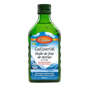 Carlson Norwegian Cod Liver Oil 250ml