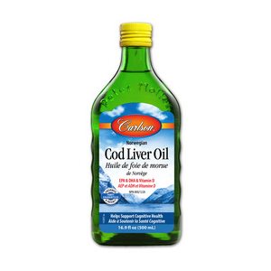 Carlson Norwegian Unflavored Cod Liver Oil 500Ml 500ml