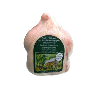 CHARLEVOIX POULET ENTIER FRAIS Env:1900g