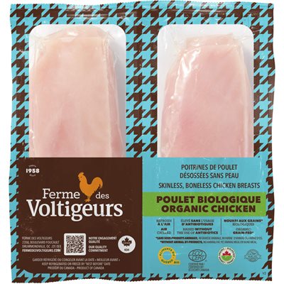 Organic Boneless Chicken Breast 2Un