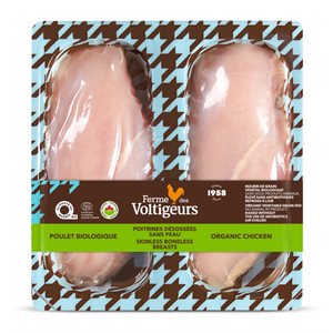 Organic Boneless Chicken Breast 2Un