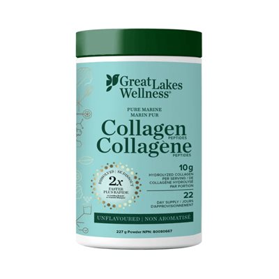 Great Lakes Wellness Sustainable Marine Collagen Peptides Unflavored 227G