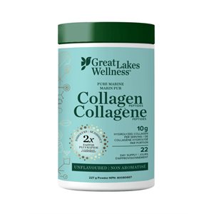 Great Lakes Wellness Sustainable Marine Collagen Peptides Unflavored 227g