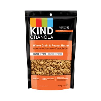 KIND Healthy Grains Granola Whole Grain Peanut Butter Clusters 312 g 