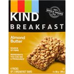 KIND Petit Déjeuner Barres-Déjeuner Beurre d'Amande 4 x 50 g (200 g)