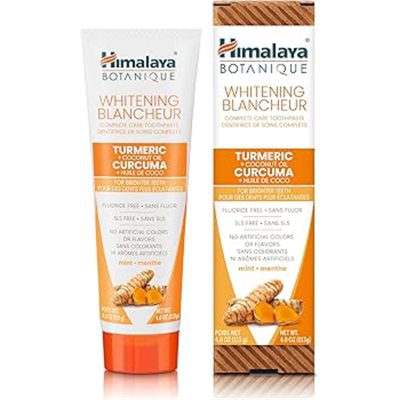 Himalaya Whitening Toothpaste Turmeric Coconut Anti-Plaque 113G