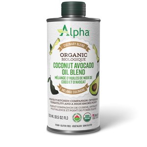 Alpha Mélange D'Huile De Noix De Coco Et D'Avocat Bio 250Ml