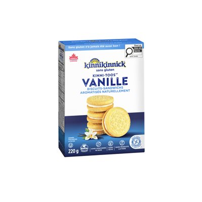 Gluten Free Kinnitoos Vanilla Sandwich Cream Cookies 220g