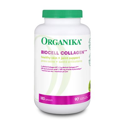 Organika Biocell Collagen (Formerly Ha-300) 180 Caps Organika Biocell Collagen (Formerly Ha-300) 180 Caps