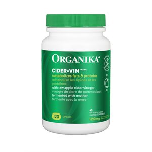 Organika Cider Vin (Unrefined) 120 Caps