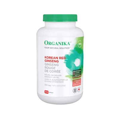 Organika Ginseng - Korean Red 200 Caps