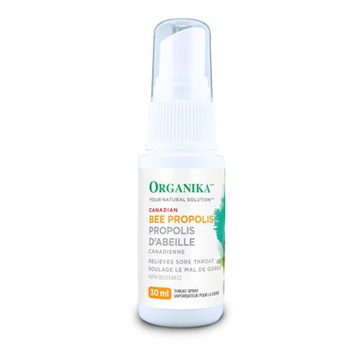 Organika Bee Propolis Throat Spray Alcohol Free 30 Ml