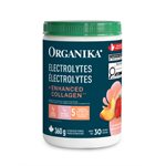 Organika électrolytes + Enhanced Collagen - Fraises & Pêches Juteuses 360g Organika électrolytes + Enhanced Collagen - Fraises & Pêches Juteuses 360g