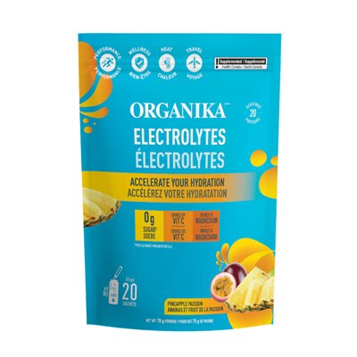 ORGANIKA ELECTROLYTES PINEAPPLE PASSION 3.5 G X 20 SACHETS