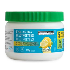 Organika Classic Lemonade Electrolyte powder 210g