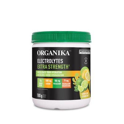 ORGANIKA ELECTROLYTES X-STRENGTH LEMON LIME 180 G