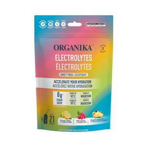 ORGANIKA ÉLECTROLYTES SAVEURS VARIÉS 3.5 G X 20 SACHETS