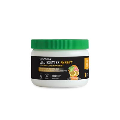 ORGANIKA ÉLECTROLYTES ENERGY FRUIT DE LA PASSION ET GOYAVE 180g