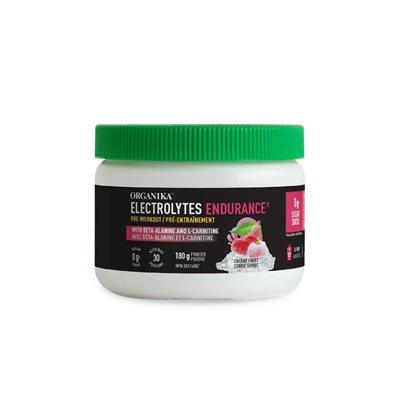 ORGANIKA ÉLECTROLYTES ENDURANCE CERISE 180g