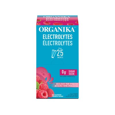 ORGANIKA ELECTROLYTES FRAMBOISES SAUVAGES 25UN