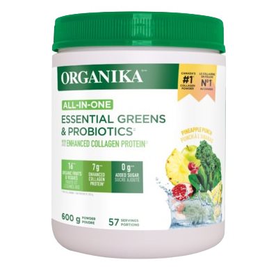 Organika All-In-One Essential greens & Probiotics 600g