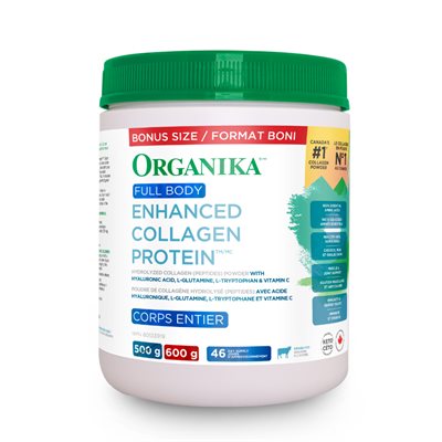 Organika Protéine De Collagène Améliorée Pour Le Corps Entier 600G