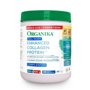 Organika Protéine De Collagène Améliorée Pour Le Corps Entier 600G